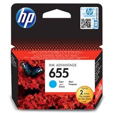 HP originln ink CZ110AE, HP 655, cyan, 600str.