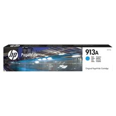 HP originln ink F6T77AE, HP 913A, cyan, 3000str., 37ml, high capacity