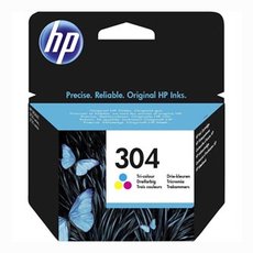 HP originln ink N9K05AE, HP 304, Tri-color, 100str.