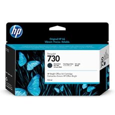 HP originln ink P2V65A, HP 730, matte black, 130ml