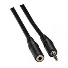 Prodluovac audio kabel Jack (3.5mm) samec - Jack (3.5mm) samice, 10m, ern