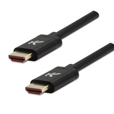 Video kabel HDMI samec - HDMI samec, HDMI 2.1 - Ultra High Speed, 1m, pozlacen konektory, hlinkov