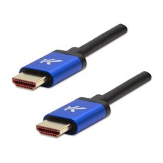 Video kabel HDMI samec - HDMI samec, HDMI 2.1 - Ultra High Speed, 2m, pozlacen konektory, hlinkov