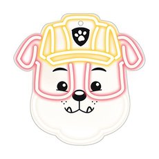 Hanging neon LED Paw Patrol on plexiglass - Rubble OW-130446