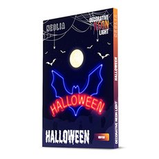 Neon PLEXI LED HALLOWEEN blue red NNE17 Neolia