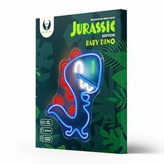 Neon PLEXI LED JURASSIC BABY DINO blue FLNJ01 Forever Light