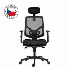 Powerton Kancelsk ergonomick keslo Tina, ern