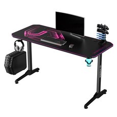 ULTRADESK Hern stl FRAG - PINK V3, 140x60 cm, 76 cm, s XXL podlokou pod my, s ultradesk BEAM, dr