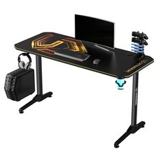 ULTRADESK Hern stl FRAG - GOLD V3, 140x60 cm, 76 cm, s XXL podlokou pod my, s ultradesk BEAM, dr