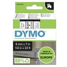 Dymo originln pska do tiskrny ttk, Dymo, 43610, S0720770, ern tisk/prhledn podklad, 7m, 6