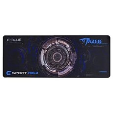 Podloka pod my, Gaming XL, hern, erno-modr, 80x30cm, E-blue, DOPRODEJ