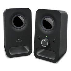 Logitech reproduktory Z150, 2.0, 3W, ern, regulace hlasitosti, penosn, 150Hz-20kHz