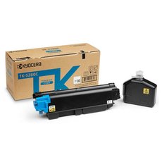 Kyocera originln toner TK-5280C, 1T02TWCNL0, cyan, 11000str., obsahuje odpadn ndobku