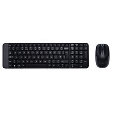 Logitech MK220, sada klvesnice s bezdrtovou optickou my, AAA, US, klasick, 2.4 (Ghz), bezdrtov