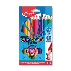 Pastelky Maped Color&#039;Peps Strong Jumbo- 12 barev