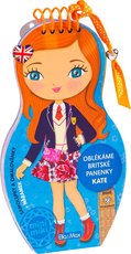 Omalovnky - Oblkme britsk panenky Kate se samolepkami K-PC-1701