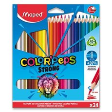 Pastelky Maped Color&#039;Peps Strong - 24 barev