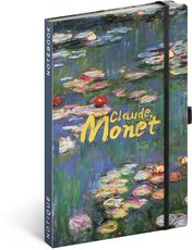 NOTIQUE Notes Claude Monet, linkovan, 13 x 21 cm