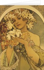 Blahopn Alfons Mucha  Flower