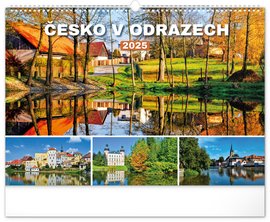 NOTIQUE Nstnn kalend esko v odrazech 2025, 48 x 33 cm