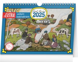NOTIQUE Stoln kalend Josef Lada s extra velkm kalendriem 2025, 30 x 21 cm