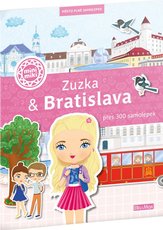 Kniha pln samolepek - Zuzka &amp; Bratislava K-PC-5001