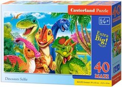 Puzzle Castorland MAXI 40 dlk - Dinosau Selfie     B-040391-1