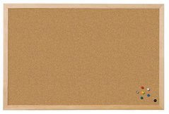 Tabule KORKOV Board-WCD-2, 40x60cm jednostrann, hnd, ve devnm rmu,