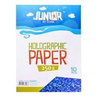 Papr holografick A4/ 250g modr  10 ks  136168