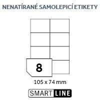 Etikety EUROLABELS 105x74, 8ks/arch, A4, 100 arch, bl samolepc