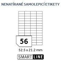 Etikety EUROLABELS  52,5x21,2mm, bl, 52ks/arch, 100 arch, samolepc