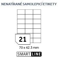 Etikety EURALABELS 70x42,3mm, bl 21ks/arch, 100 arch, samolepc