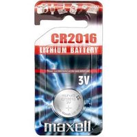 Baterie lithiov, knoflkov, CR2016, 3V, Maxell, blistr, 1-pack