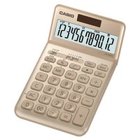 Casio Kalkulaka JW 200 SC GD, zlat, dvanctimstn, duln napjen, sklpc displej