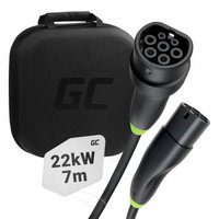 Green Cell nabjec kabel Snap typ 2 EV, 22 kW 7 m pro Tesla Model 3 S X Y, VW ID.3, ID.4, ID.5, Kia