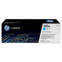 HP originln toner CE411A, HP 305A, cyan, 2600str.