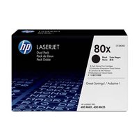 HP originln toner CF280XD, HP 80X, black, 6900str., dual pack, 2000g