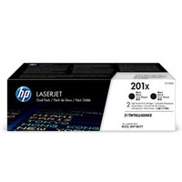 HP originln toner CF400XD, HP 201X, black, 5600 (2x2800)str., dual pack, 2x770g