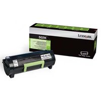 Lexmark originln toner 50F2H00, 502H, black, 5000str., high capacity, return