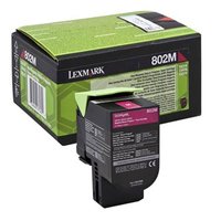 Lexmark originln toner 80C20M0, magenta, 1000str., return