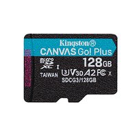 Kingston pamov karta Canvas Go! Plus, 128GB, micro SDXC, SDCG3/128GBSP, UHS-I U3, A2, V30