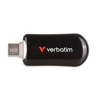 Verbatim USB flash disk, USB C, 64GB, Plectra, ern, 30224, USB C