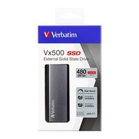 SSD Verbatim 2.5&quot;, extern USB 3.0 (3.2 Gen 1), 480GB, Vx500, 47443