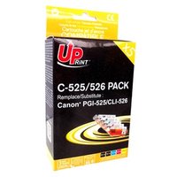 UPrint kompatibiln ink s CLI526, C-525/526 PACK, 2xblack/1xcyan/1xmagenta/1xyellow, s ipem