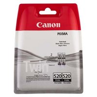 Canon originln ink PGI-520 BK, 2932B012, 2932B009, black, blistr, 2x420str., 2x19ml, 2ks, 2-pack