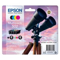 Epson originln ink C13T02V64010, 502, T02V640, CMYK, 550str., 3x3.3/4.6ml