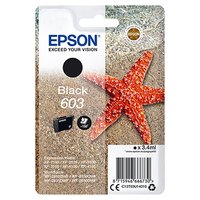 Epson originln ink C13T03U14010, 603, black, 3.4ml