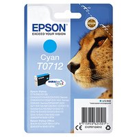 Epson originln ink C13T07124022, cyan, blistr s ochranou, 5,5ml