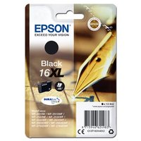 Epson originln ink C13T16314012, T163140, 16XL, black, 12.9ml