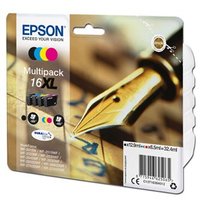 Epson originln ink C13T16364012, T163640, 16XL, CMYK, 3x6.5/12.9ml